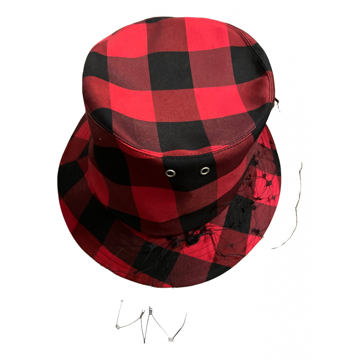 Teddy d hat Dior Red size 57 cm in 